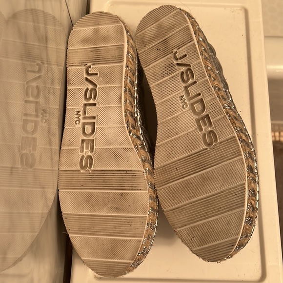 J/Slides silver espadrilles - Picture 4 of 5
